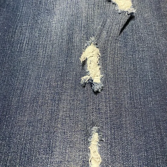 Torrid Relaxed Boot Women’s 18 Casual Medium Wash Distressed Denim Bootcut Flare - Picture 9 of 11